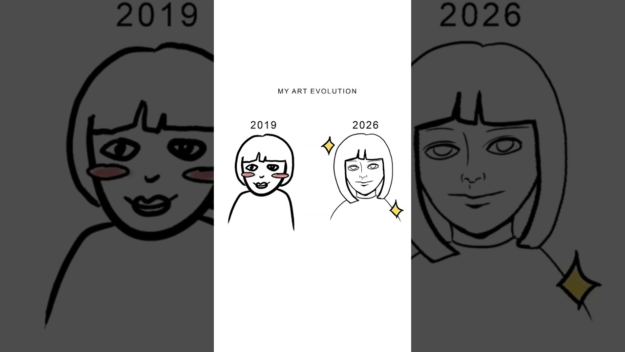 2019 VS 2026 Evolution ✨️ 