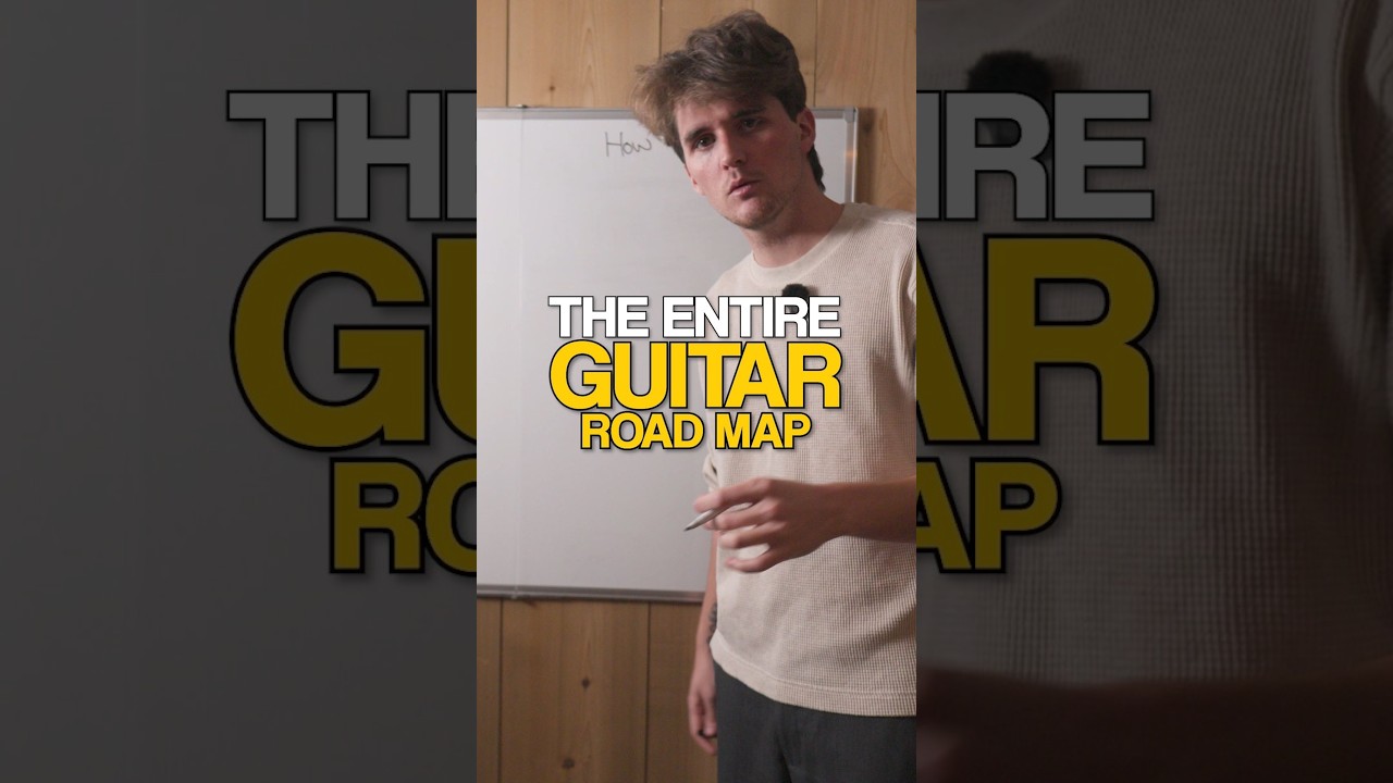 Your entire roadmap to learning guitar (basically)