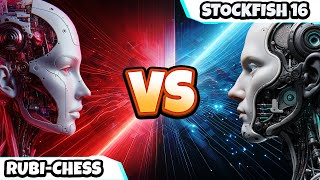 Endgame Mastery! | Stockfish 16 vs Rubi #chess