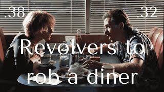 Revolvers in the opening scene of Pulp Fiction