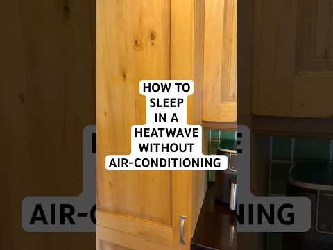 How to sleep during a heat wave without air-conditioning #heatrelief