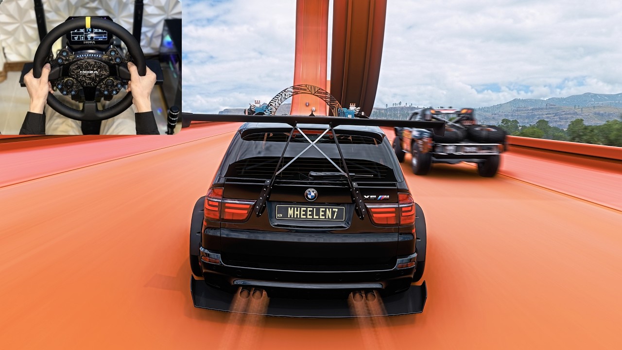 1490HP BMW X5 M FE Racing forza horizon 5 Hot Wheels |Steering Wheel ...