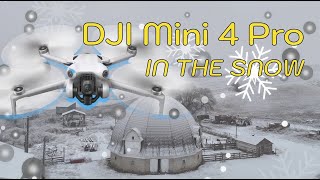 DJI Mini 4 Pro in the SNOW! - How will it do?