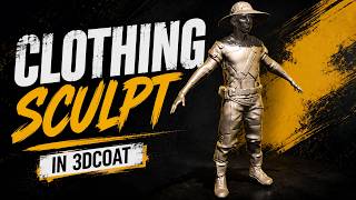 Process of Sculpting a Character Suit - 3D Coat - Timelapse
