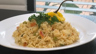 How To Make Haitian Style Green Peas And Rice Resèt Diri Kole Ak Pwa Frans