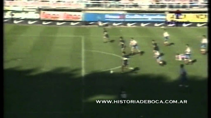 Debut de Riquelme en Boca (10/11/1996 Boca 2-Union 0)