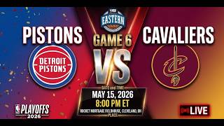 PISTONS vs CAVS GAME 6 🚨 Elimination! | Full NBA 2K26 Realistic Gameplay | Harden vs Cade