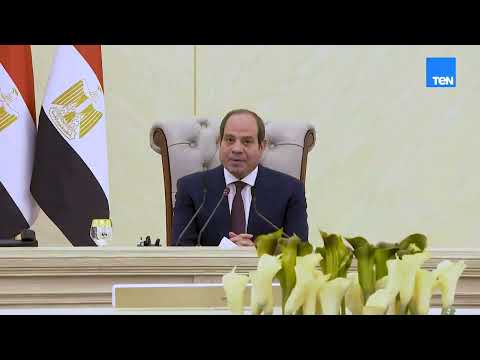 الرئيس السيسي بروح أكتوبر نستمد اليوم عزيمتنا لمواصلة بناء الجمهورية الجديدة