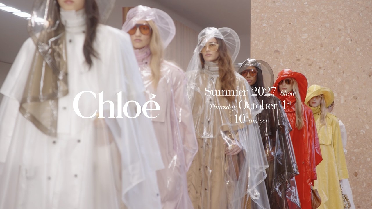Chloé. SS27. Paris Fashion Week. PFW. Spring Summer 2027 Collection. Paris, October 1st, 2026