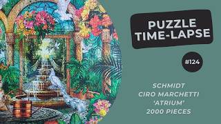 2000 pieces Jigsaw Puzzle | Atrium - Ciro Marchetti | Time Lapse #124