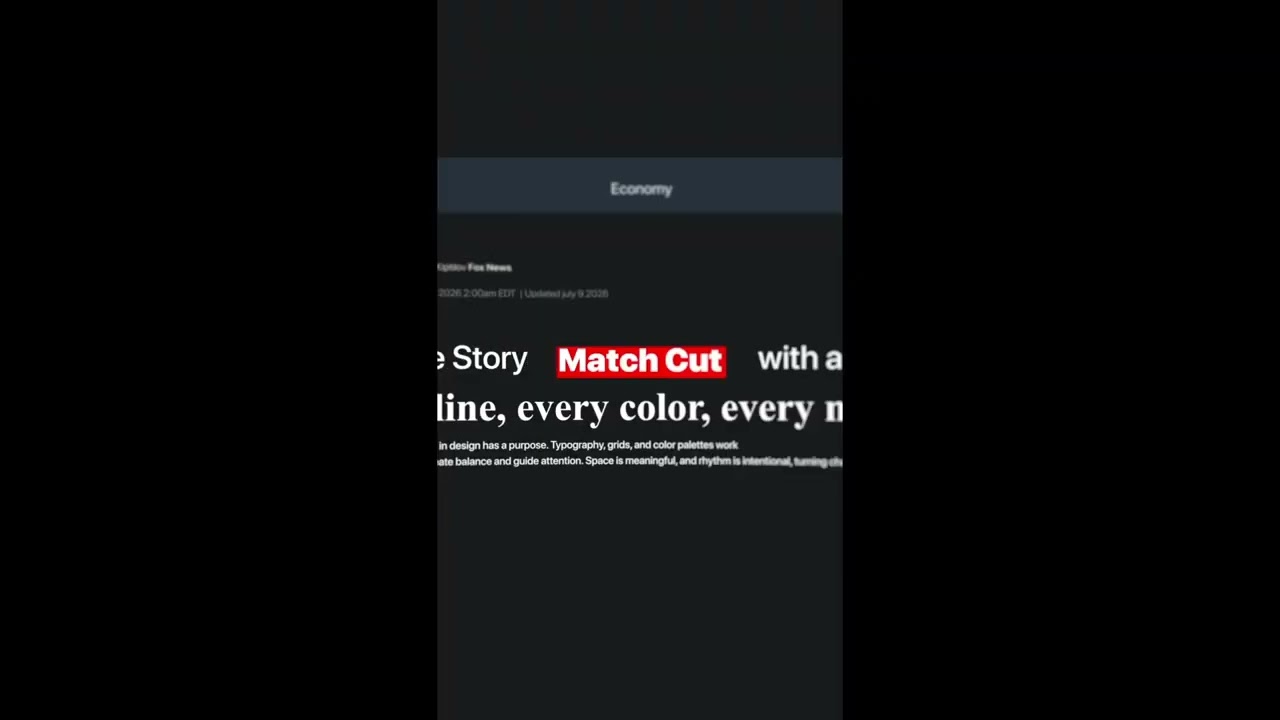 Match Cut - Openers | After Effect Template