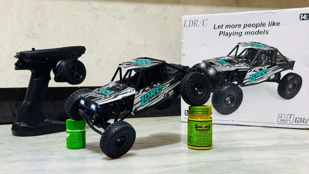 LDRC 18499 Waterproof Driving Version RTR 1/18 4WD RC Car Rock Crawler UNBOXING Video 