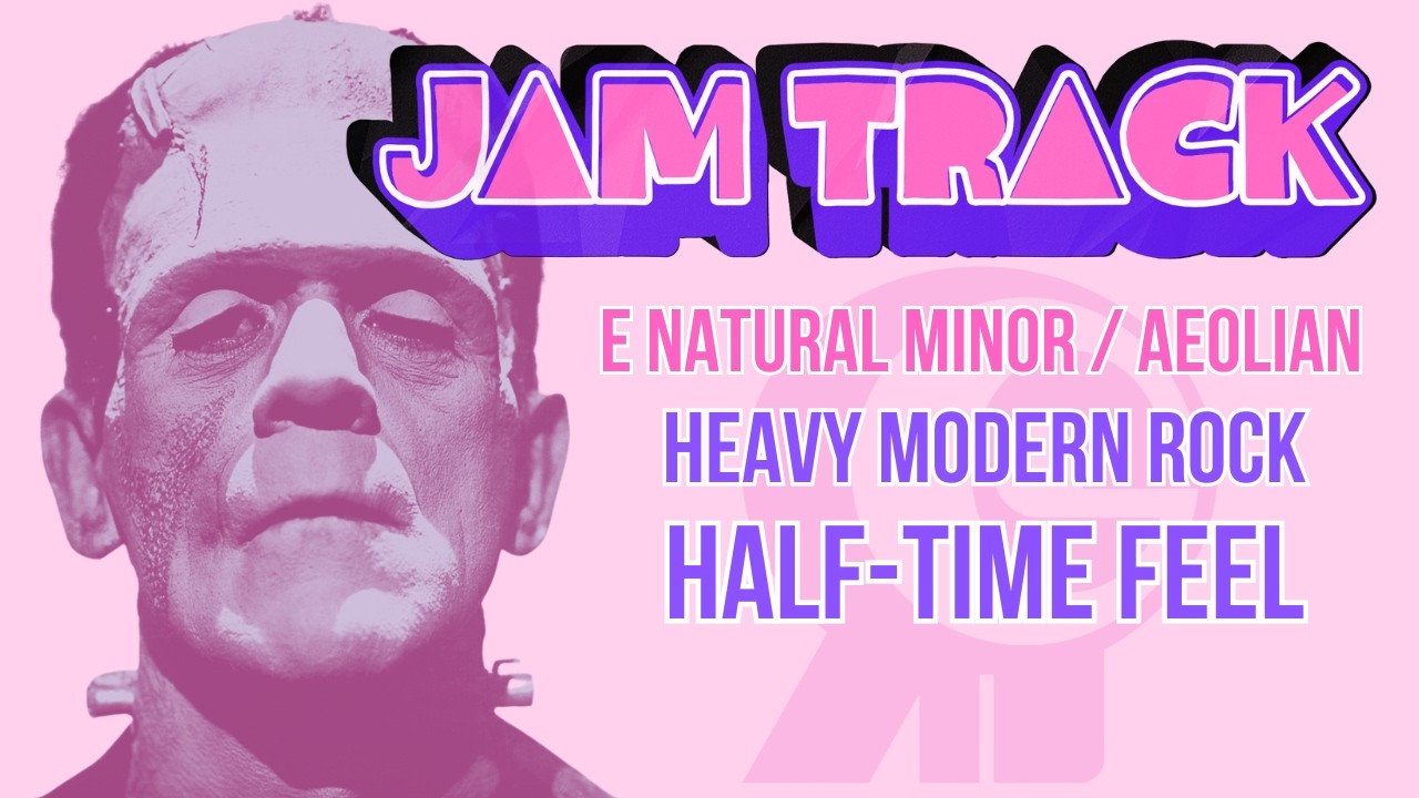 Odobenus Conatus - a Wicked Scary Heavy Rock Jam Track in E Natural Minor / E Aeolian for Guitar