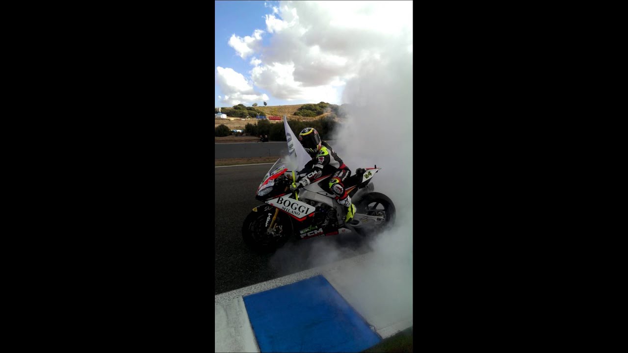 Burnout Toni Elías Jerez SBK 2013