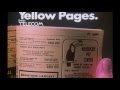 Yellow pages let your fingers do the walking 1982 tv commercial