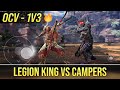 Again, Got OCV Against Campers with KING OF THE LEGION! 😈 1V3 - Shadow Fight Arena