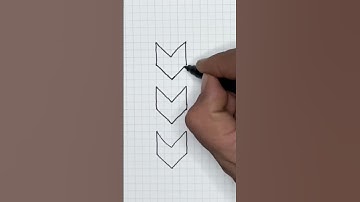 Drawing 3D Skyscraper on Line Paper - How to Draw a Big Building Illusion - #Drawing #Art #howtodraw