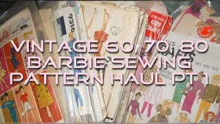 ✂Vintage Barbie Sewing Pattern Haul #2 Pt1👗