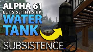 How To Setup the WATER TANK Irrigation System | Subsistence Alpha 61