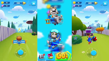 TALKING TOM SKY RUN TOM VS HANK GAMEPLAY WALKTHROUGH PART 2