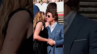 #TomCruise flirting with co-star in Rome #shorts