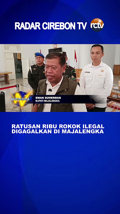 Ratusan Ribu Rokok Ilegal Digagalkan di Majalengka