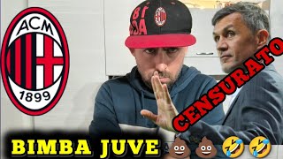 🤬GRAVISSIMO ‼️MALDINI CENSURATO 🤬 BIMBA JUVE 💩💩🤣🤣