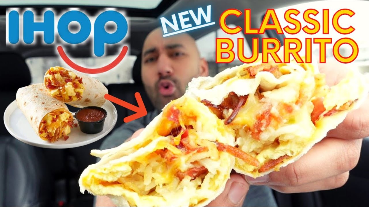 IHOP New Classic Burrito Review 🌯🥓🥚🧀🥔 New Burrito & Bowl Menu YouTube