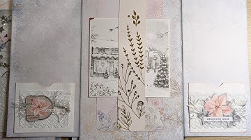 Cosy Winter Altered File Folder: Part 3 ~ Adding Flips & Ephemera ~ Junk Journal Ideas