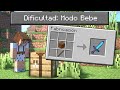 ME PASO MINECRAFT en la NUEVA DIFICULTAD "Dificultad Bebé" (Extremadamente Fácil)