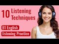 B1 English Listening Practice | Understand FAST English! 10 Listening Techniques | English Podcast