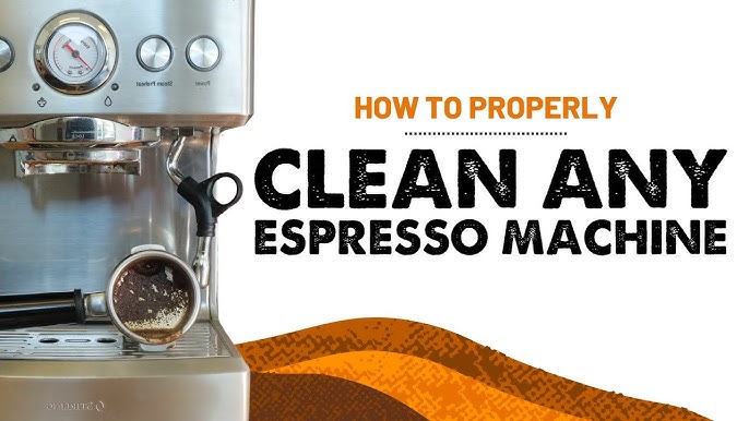 How to Clean Breville Barista Express using Tablets, Breville's way : Clean  light Blinks 