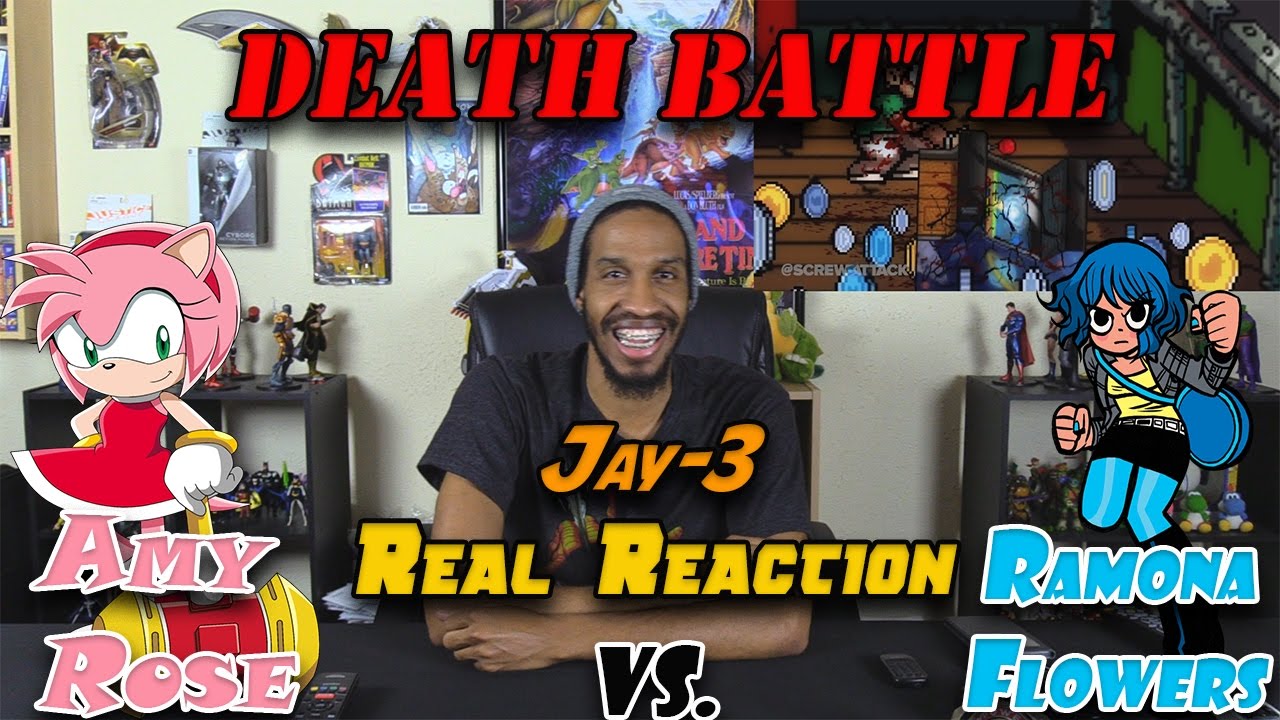 Amy Rose VS Ramona Flowers DEATH BATTLE Jay-3 Real Reaction