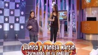 Vanesa Martín y Juanito "Durmiendo en tu ombligo" en "Menuda Noche" 2ªParte (30-9-11).wmv