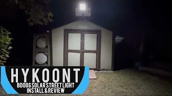 Hykoont BD006 Solar Street Light: High Lumen, Motion-Sensitive, Energy-Saving Power!
