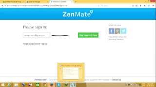 How to enable "ZENMATE" for firefox and chrome. screenshot 4