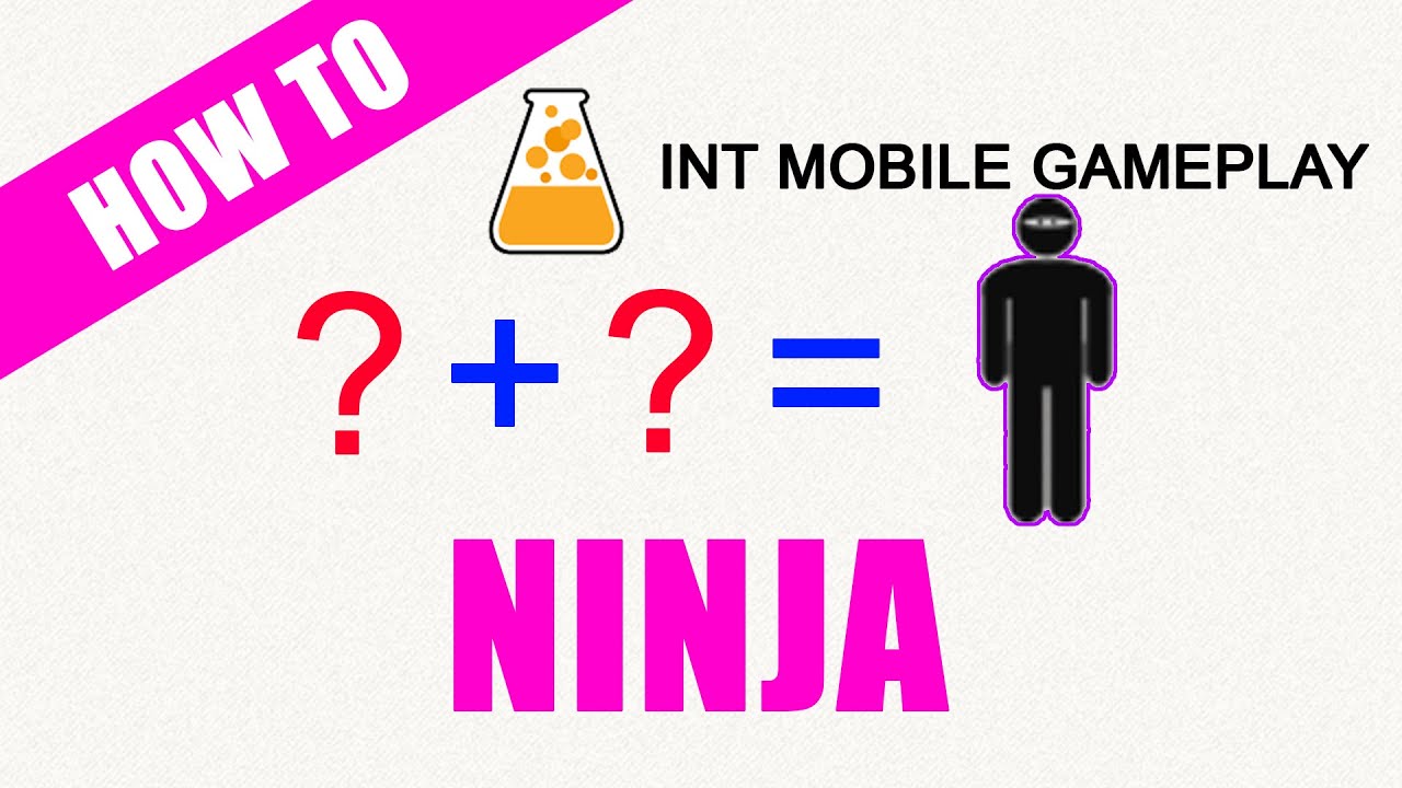 How to make a NINJA in Little Alchemy | INT MOBILE GAMEPLAY