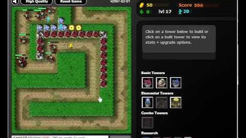 Flash Element TD Oyununda Kusursuz Bitiriş