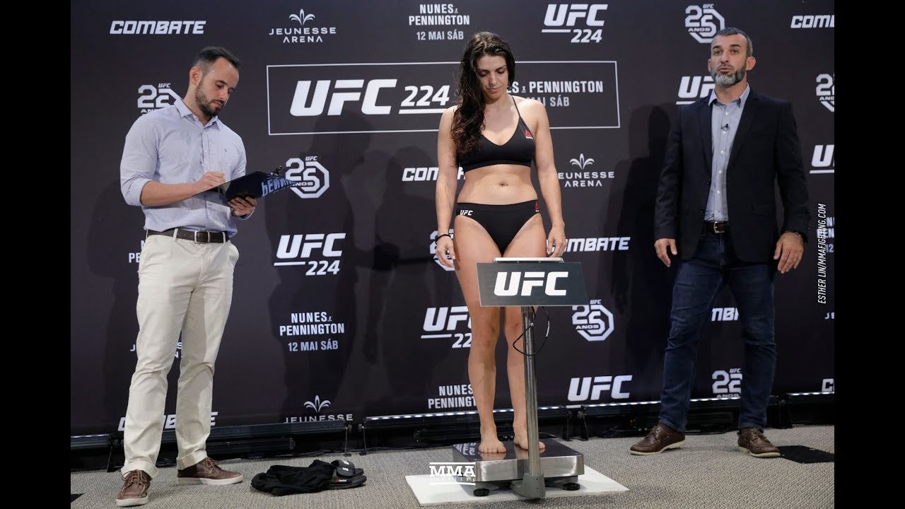 UFC 224 fighter Mackenzie Dern misses weight by seven pounds, opponent calls ...