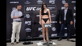 UFC 224 Weigh-Ins: Mackenzie Dern Badly Misses Weight - MMA Fighting