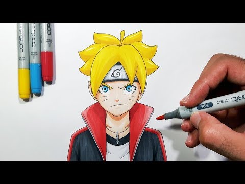 How To Draw Kid Naruto (Boruto) 