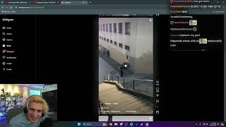 xQc Almost Gets Banned Watching Instagram Reels Guide