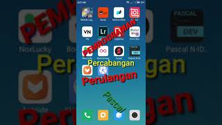 PROGRAM PERCABANGAN && PERULANGAN || Pascal