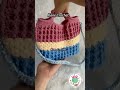 Crochet Small Bag Waffle Stitch AA329 
