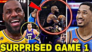 Issue sa LAKERS! GAME 1 Masaya si LEBRON Nakabalik Ang SUPER STAR! TATALUNIN Ang OKC
