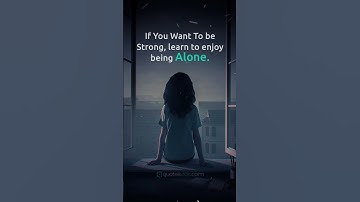 Best Alone Quotes ❤️ feeling alone whatsapp status  #shorts