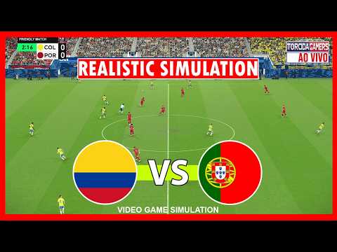 🔴Colombia vs Portugal Live | World Cup 2026 | Full Match Stream | Video Game Simulation