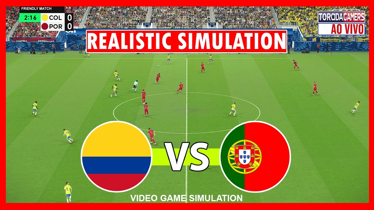 Colombia vs Portugal | World Cup 2026 | eFootball PES 2021 Simulation