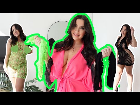 4K SEE-THROUGH DRESS HAUL! Sheer Fashion Trends for 2024