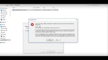 How to fix Error No. 1045 access denied for user while installing mysql